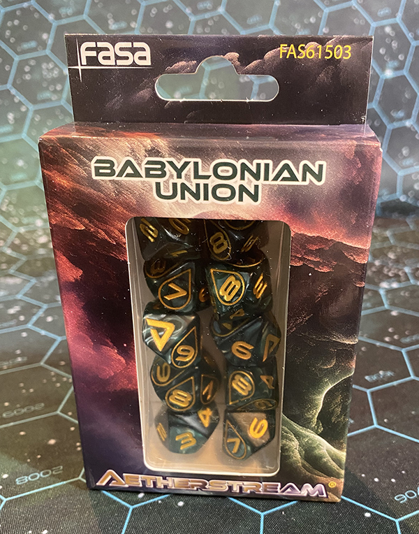 Babylonian Union Dice Set - Click Image to Close